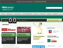 Tablet Screenshot of netcamp.pl